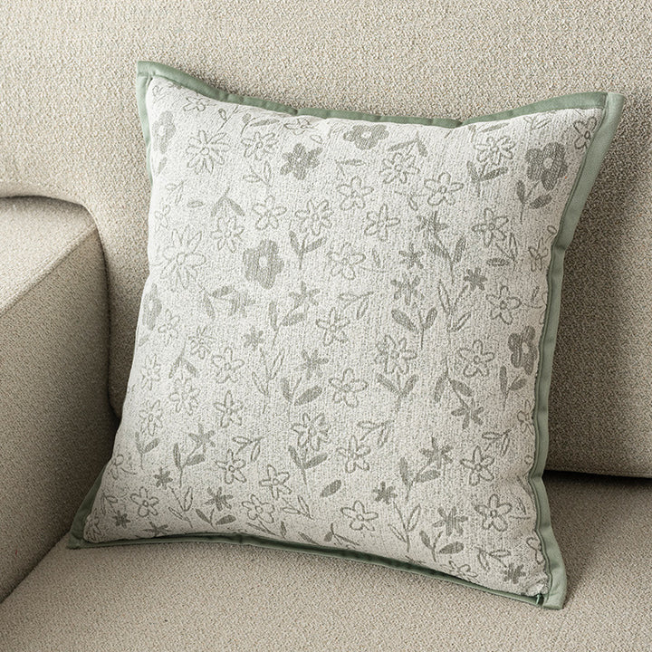 Botanical Pattern Decorative Pillow