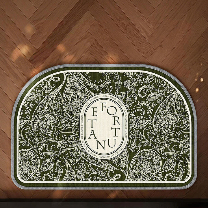 Non-Slip Geometric Pattern Kitchen Mat