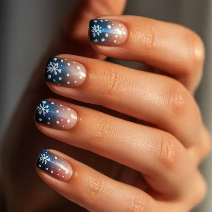 Seasonal Snowflake Nail Art Kalsten