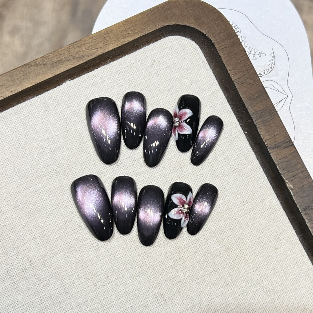 Elegant Ombre Stiletto Press-On Nail Design Kalsten