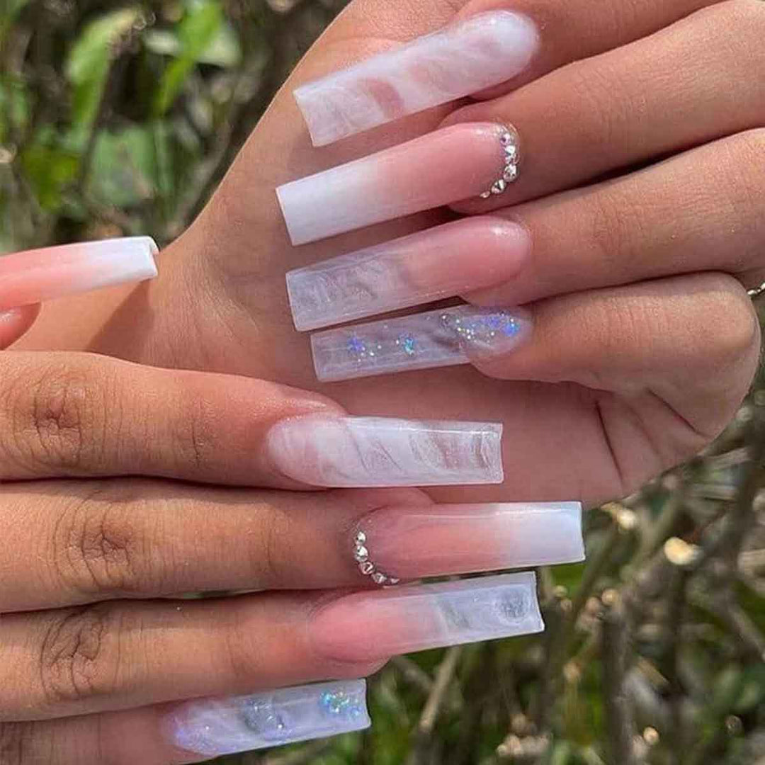 Premium Acrylic Square Press-On Nails Kalsten