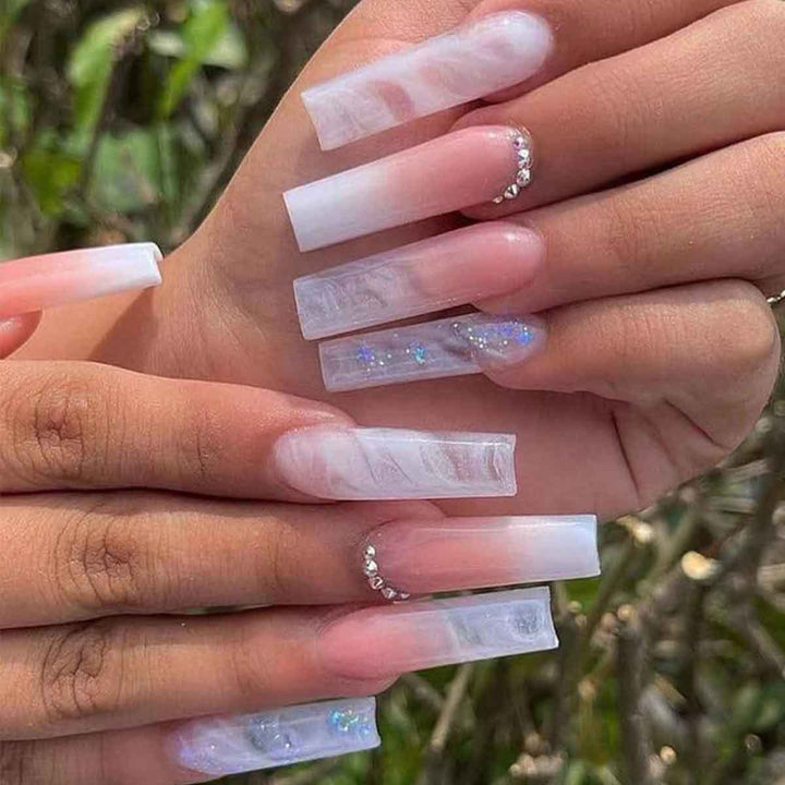 Premium Acrylic Square Press-On Nails Kalsten