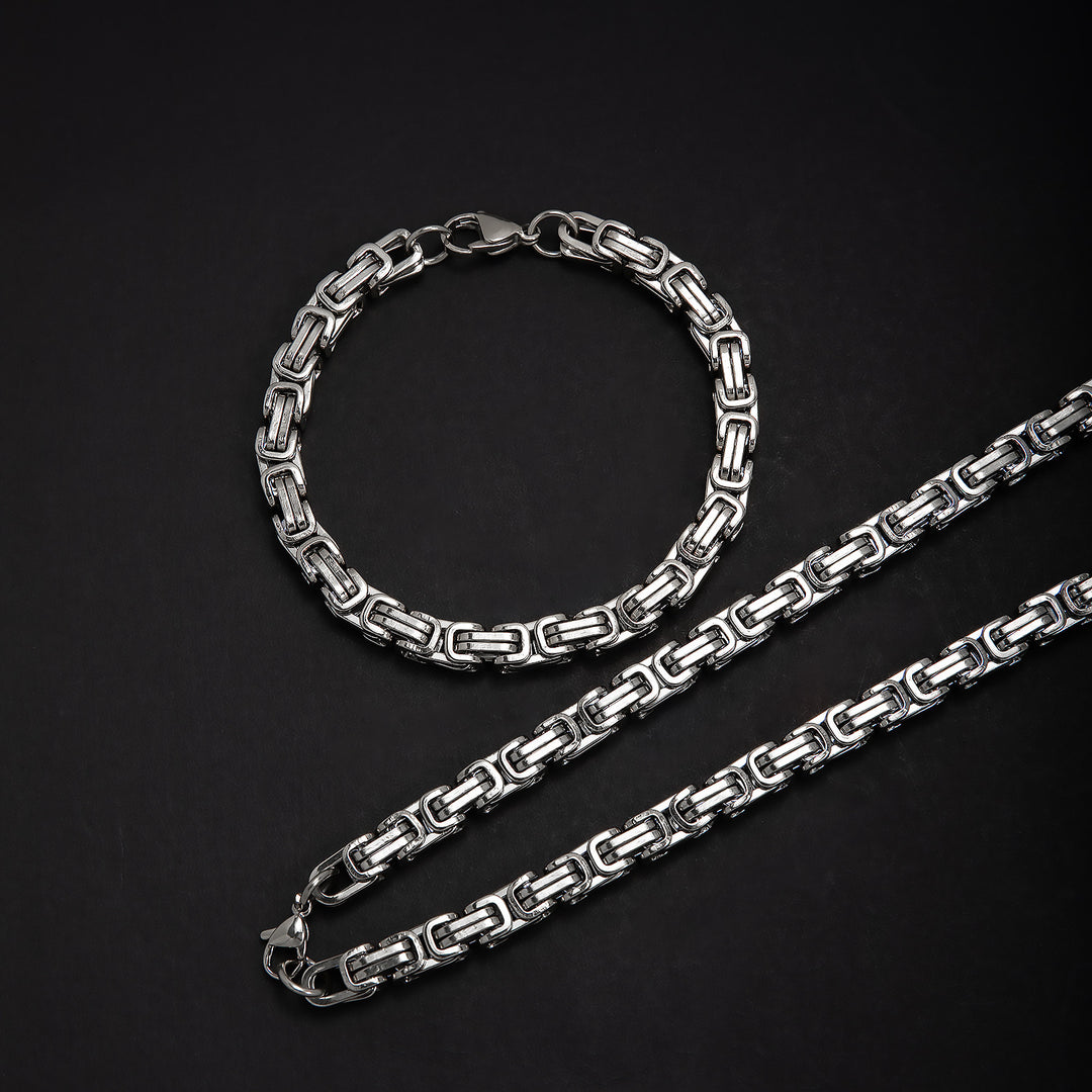 Chunky Link Chain Jewelry Set Kalsten