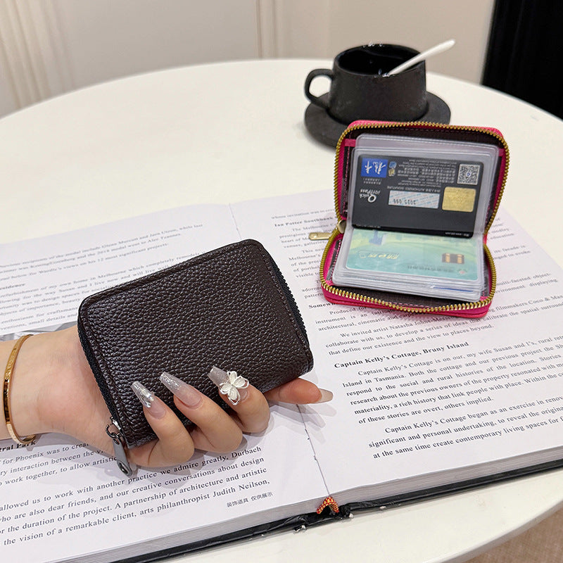 Textured Zip Wallet