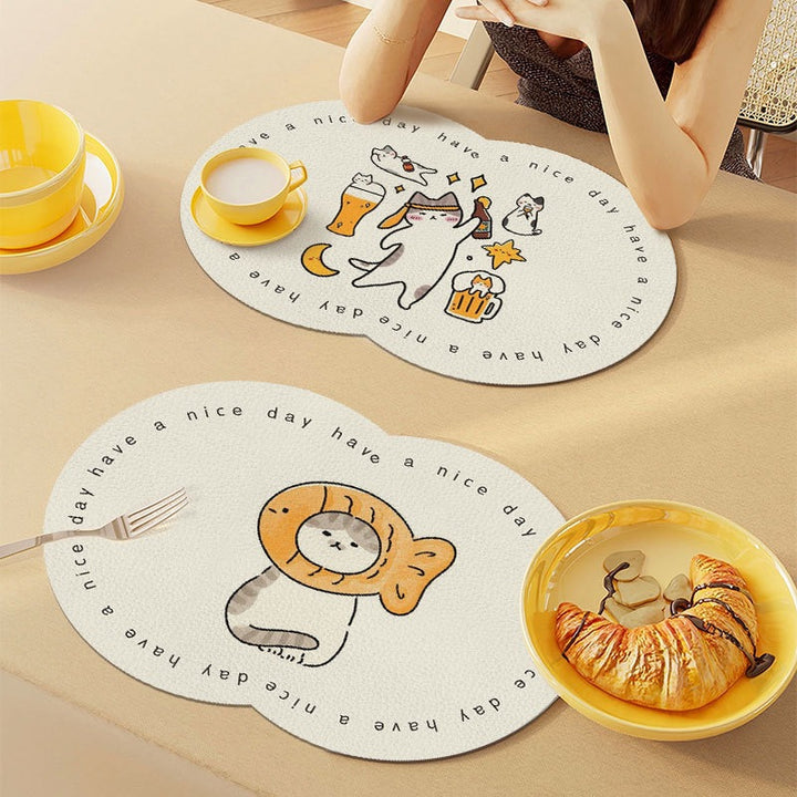 Unisex Cute Cartoon Pet-Themed Mat Kalsten