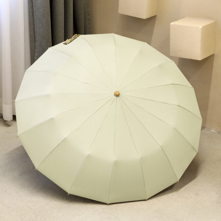 Women's Automatic Folding Umbrella with Ergonomic Handle and Wind-Resistant Technology Kalsten