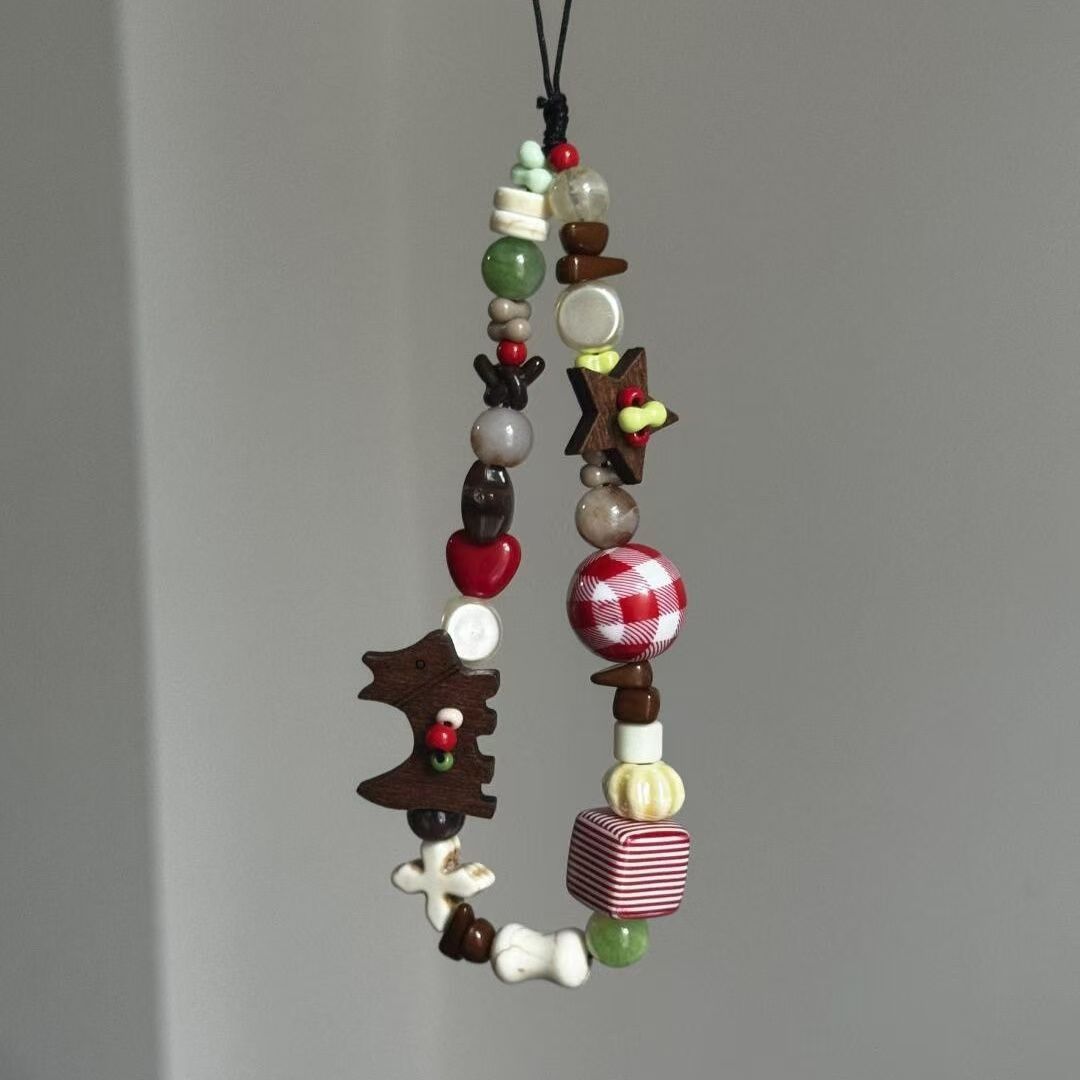 Decorative Wooden Beaded Lanyard Kalsten
