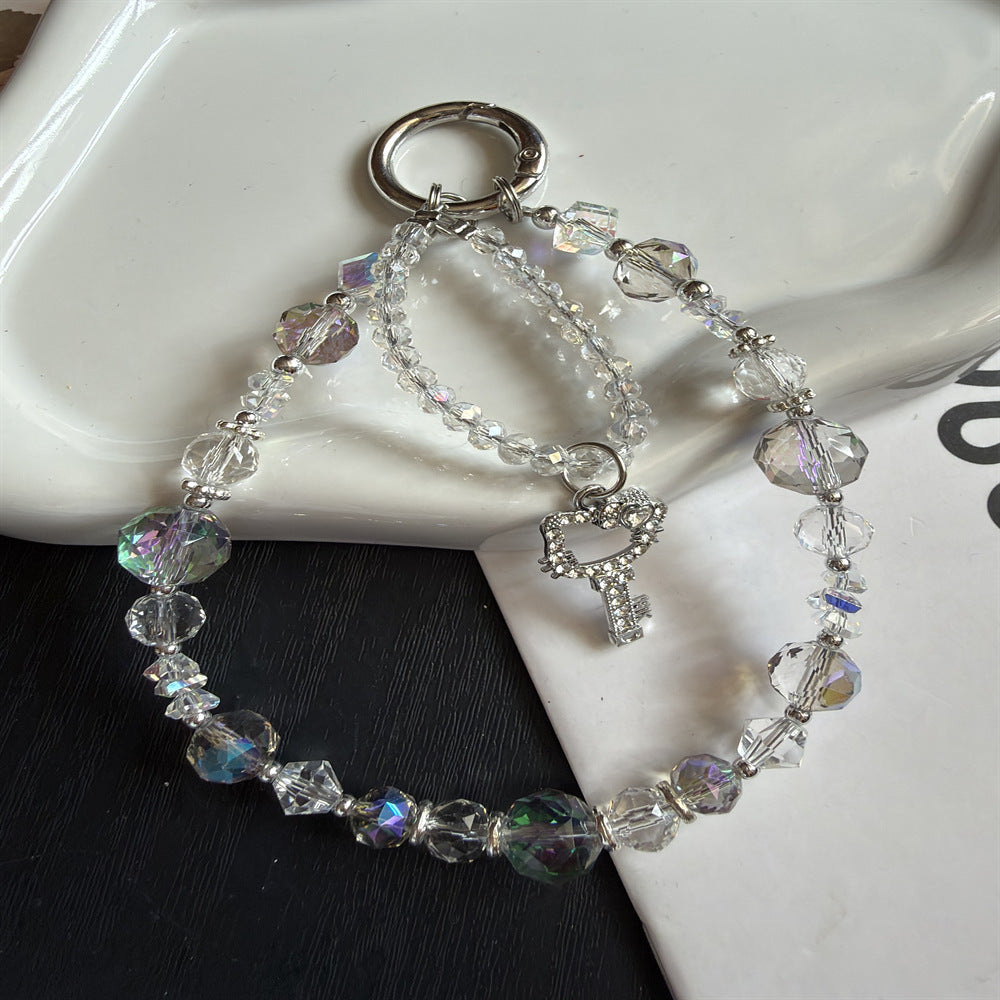 Elegant Crystal Beaded Keychain Kalsten
