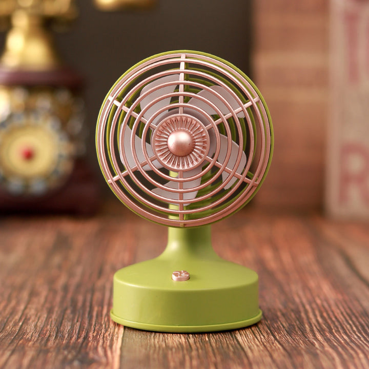 Unisex nan compact portable USB rechargeable mini desk fan with adjustable tilt Kalsten