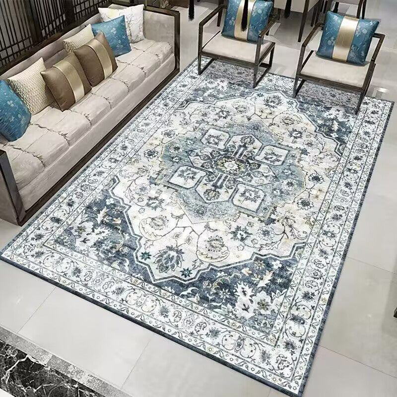 Vintage Floral Design Area Rug