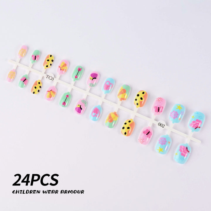 Children's Fun-Themed Press-On Nail Set Kalsten
