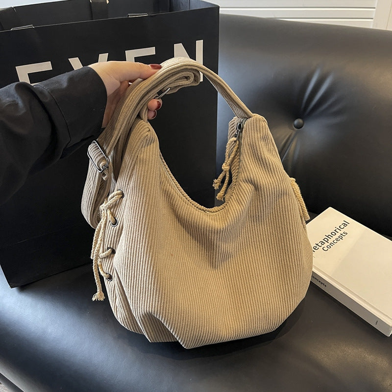 Casual Textured Hobo Bag Kalsten