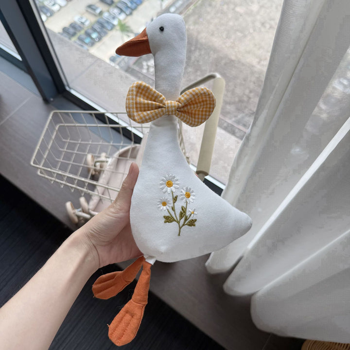 Soft Linen Superhero Mouse Plush with Detachable Cape