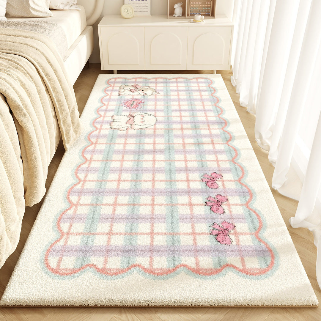Cute Cartoon-Themed Plush Bath Mat