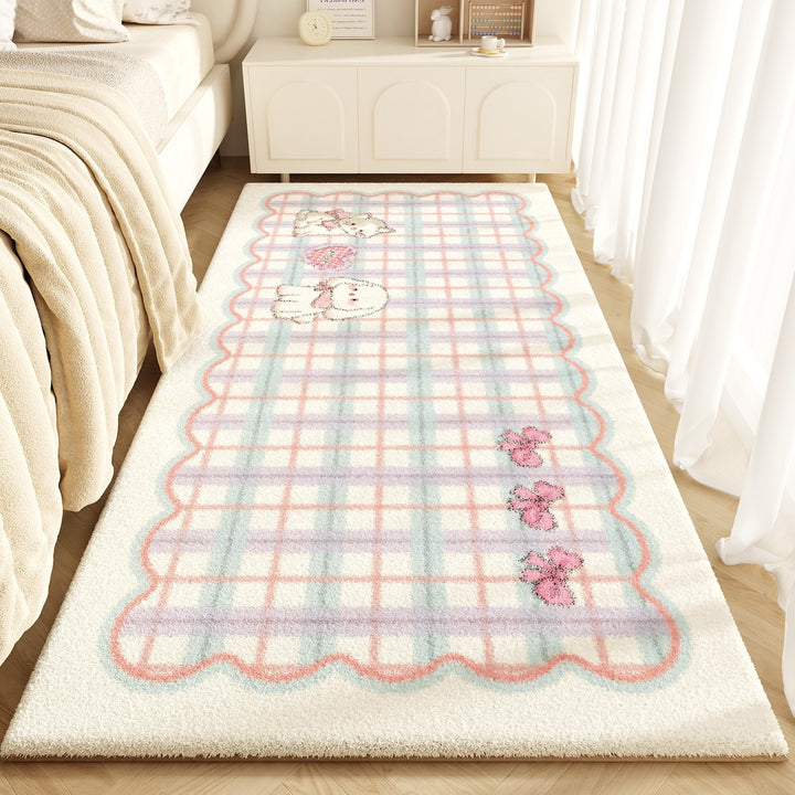 Cute Cartoon-Themed Plush Bath Mat
