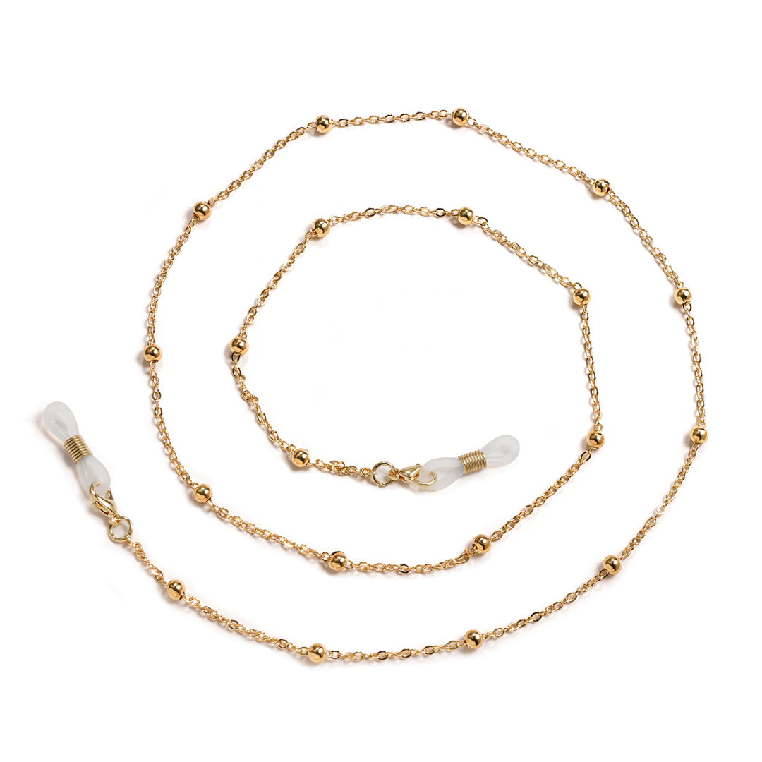 Elegant Gold-Plated Eyewear Chain Kalsten