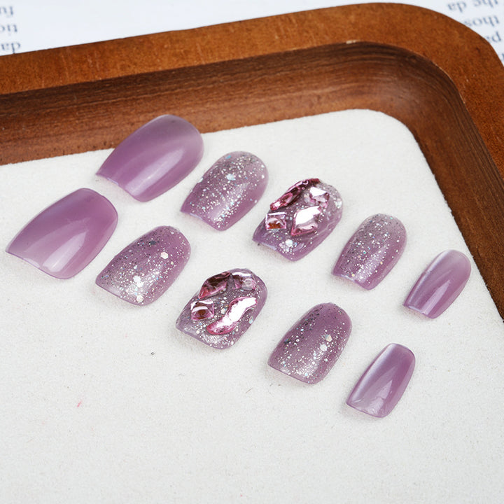 Decorative Glitter Press-On Nail Tips Kalsten