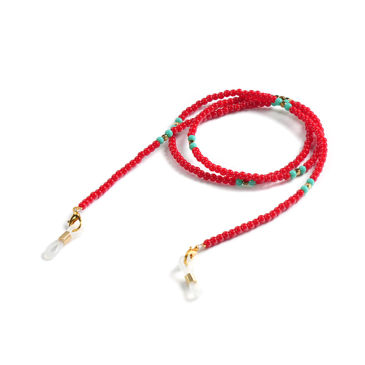 Multi-Strand Beaded Eyewear Chain Kalsten