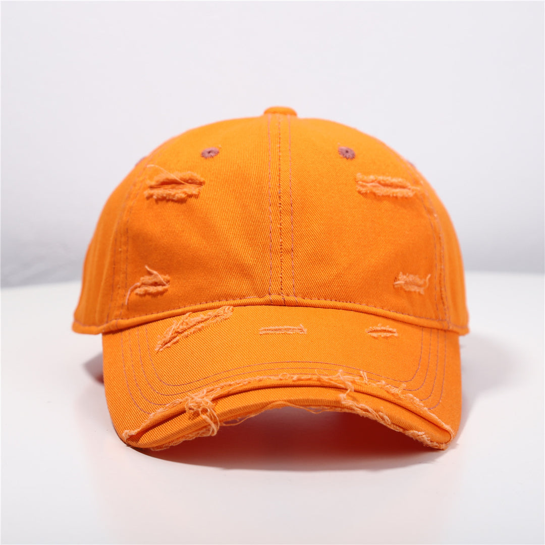 Men's Distressed Classic Cotton Baseball Cap Kalsten