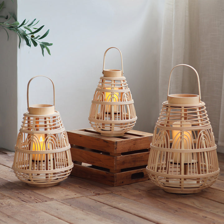 Handcrafted Rattan Lantern Kalsten