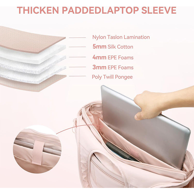 Multifunctional Tote Bag with Removable Cosmetic Bag Kalsten