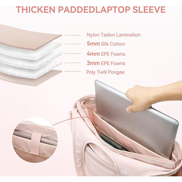 Multifunctional Tote Bag with Removable Cosmetic Bag Kalsten