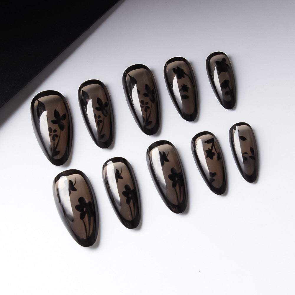 Elegant Floral Design Press-On Nails Kalsten