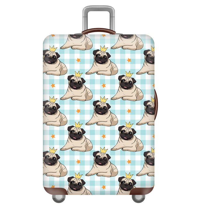 Unisex hard-shell suitcase with funny monster design Kalsten
