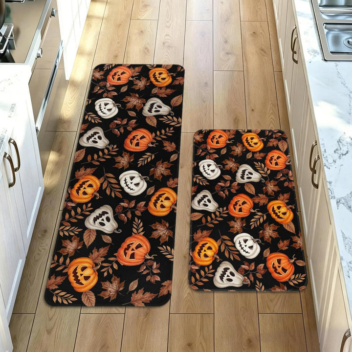 Floral Patterned Kitchen Runner Mat