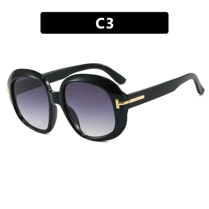 Women's oversized sunglasses with elegant frame structure and UV protection Kalsten