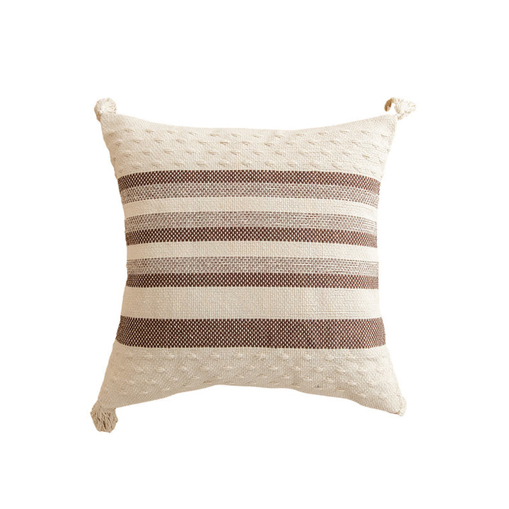 Handmade Woven Throw Pillow