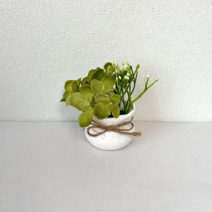 Lifelike Potted Plant Arrangement