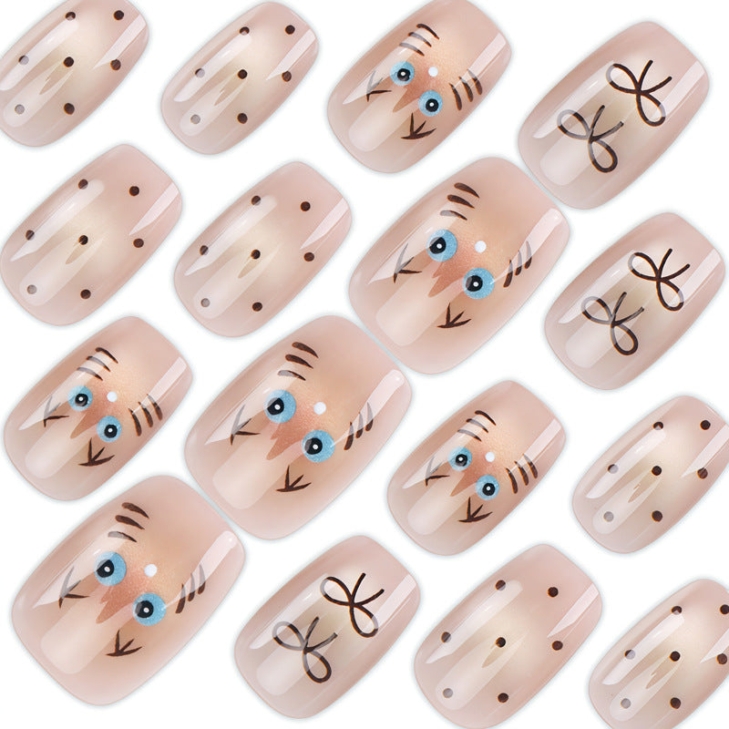 Playful Character Press-On Nails Kalsten