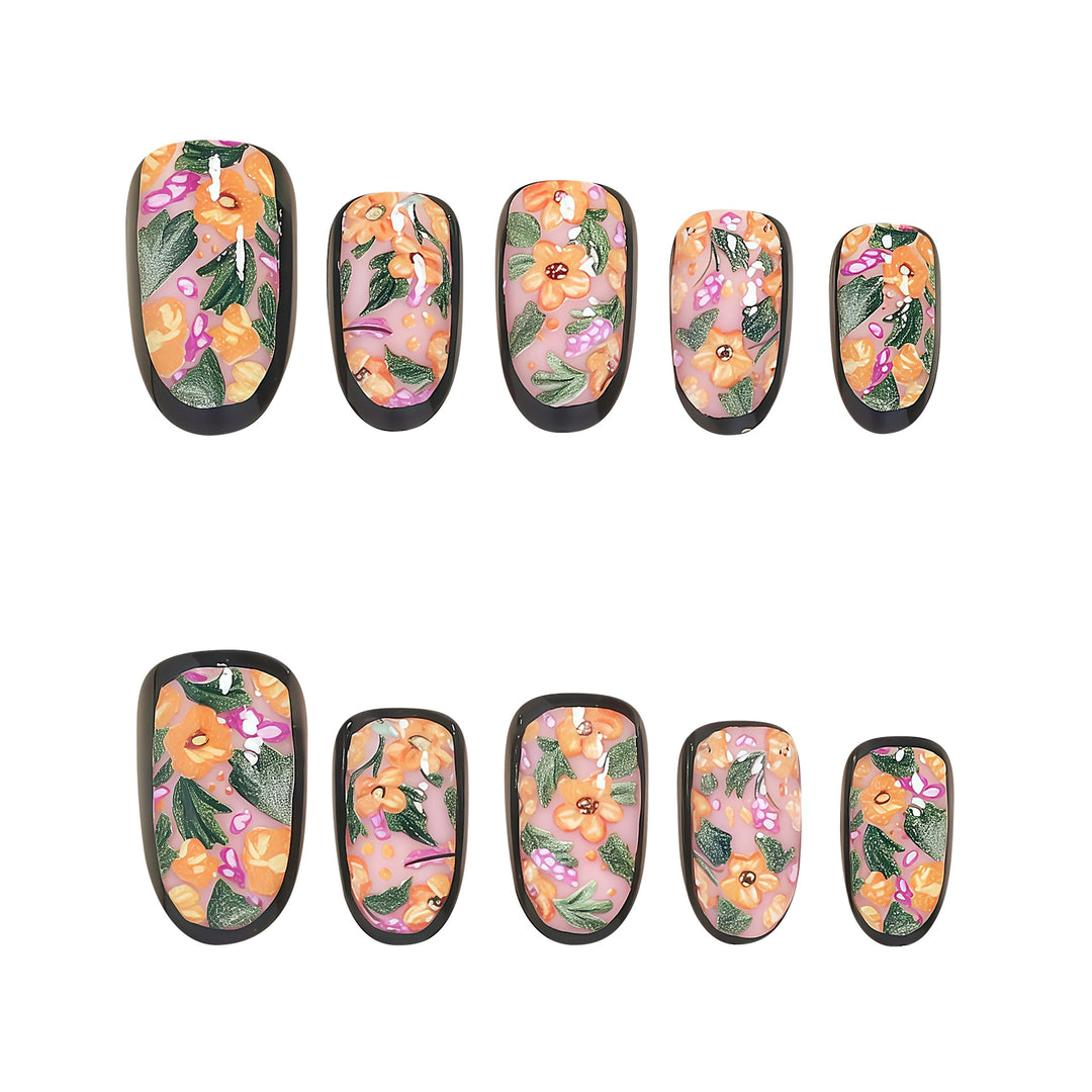 Seasonal Themed Press-On Nail Art Set Kalsten