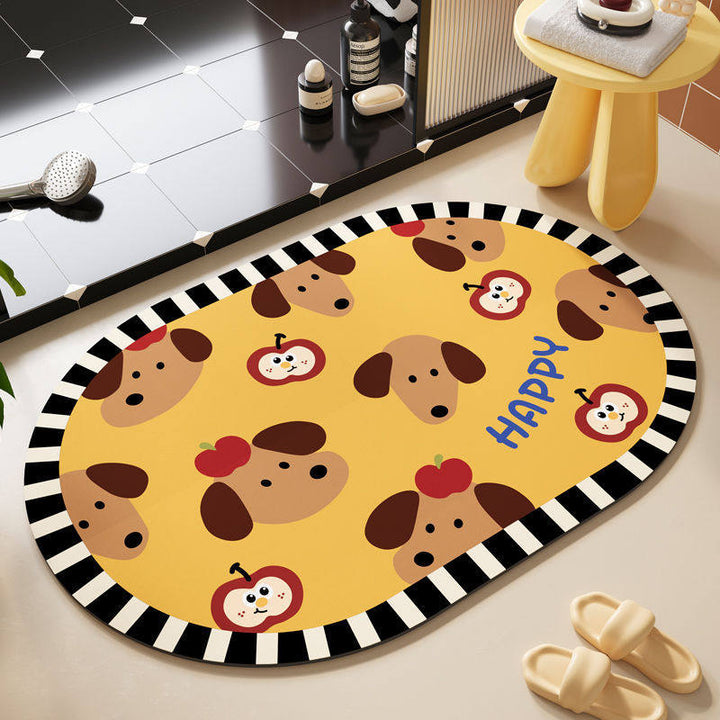 Decorative Bath Mat Kalsten