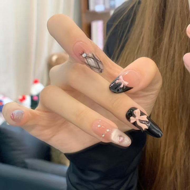 Glossy Ombre Press-On Nails Set Kalsten