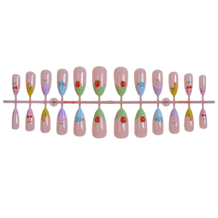 Fruit-Inspired Artistic Press-On Nail Set Kalsten