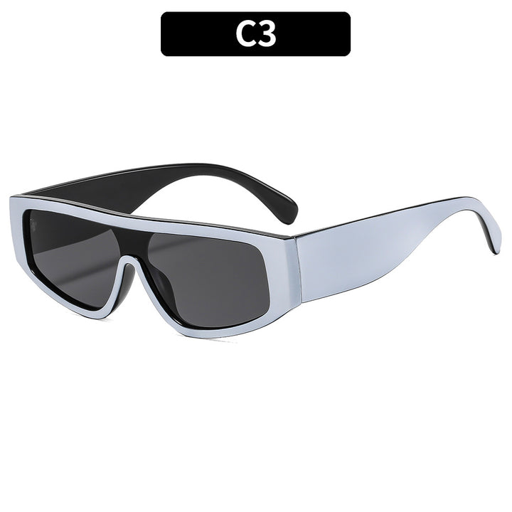 Futuristic Architectural Shield Sunglasses