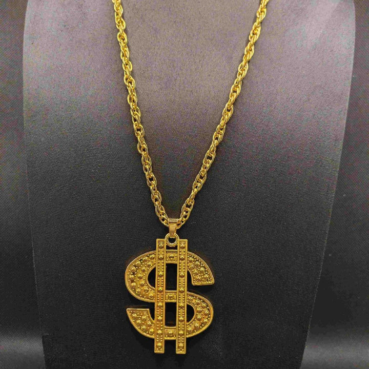 Statement Dollar Sign Necklace Kalsten