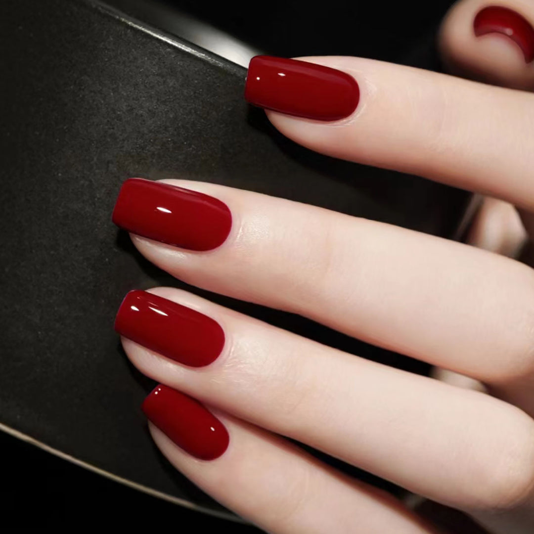 Premium Glossy Long Press-On Nails Kalsten