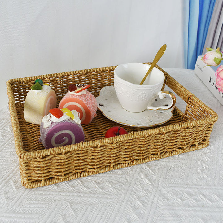 Handwoven Decorative Storage Tray Kalsten