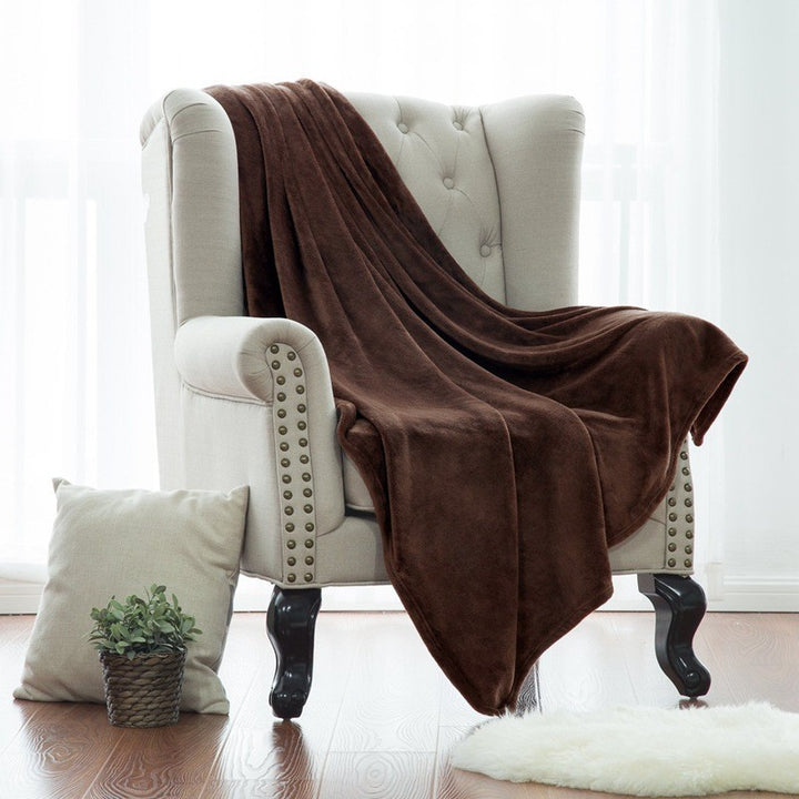 Women luxurious and cozy microfiber blanket Kalsten
