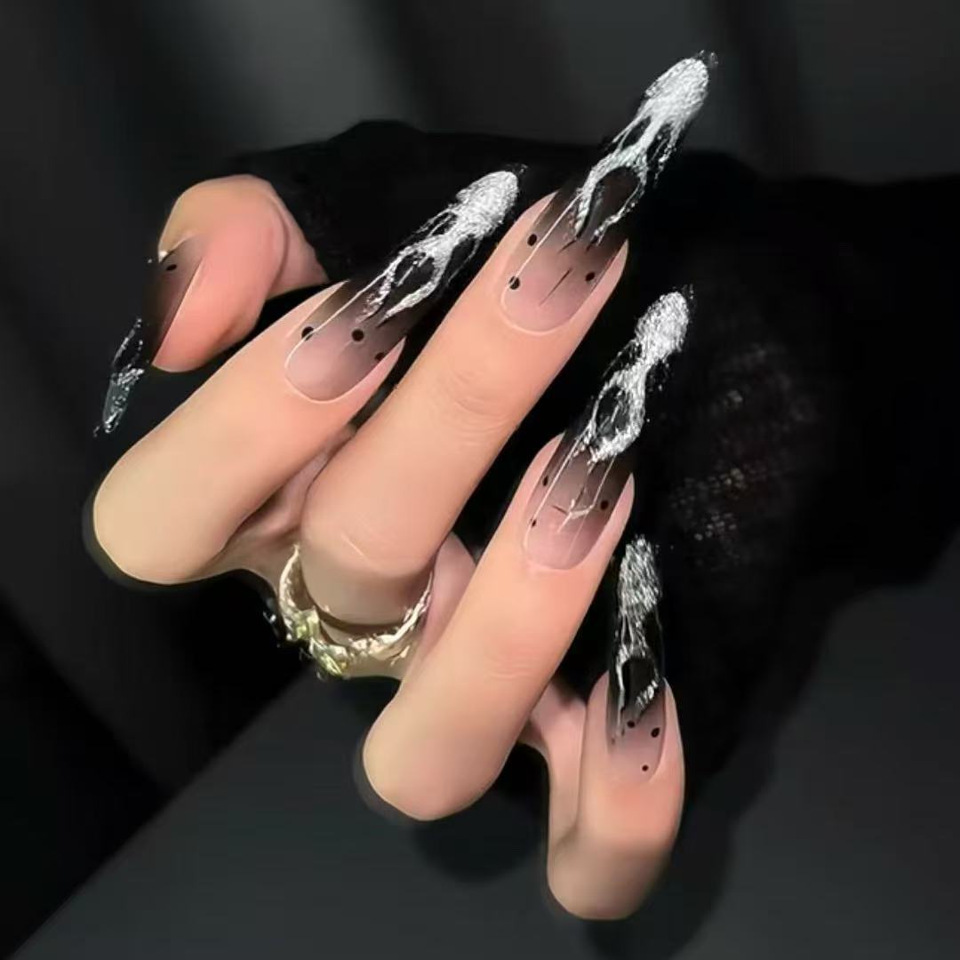 Artistic Long Stiletto Nail Art Set Kalsten