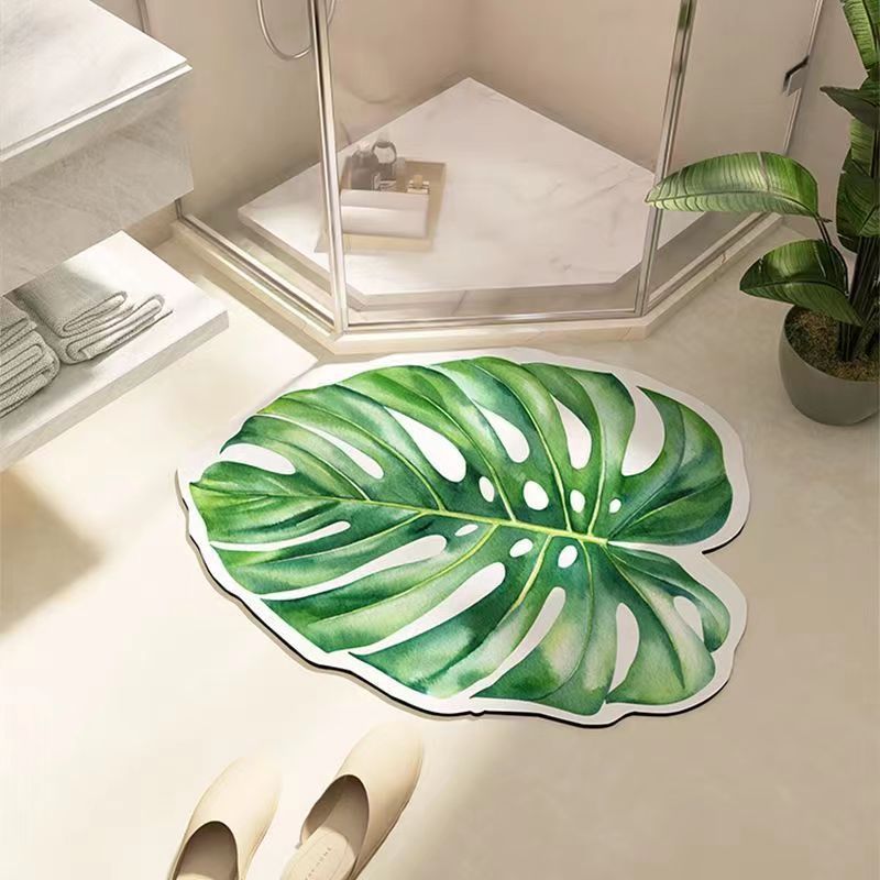 Leaf-Shaped Bath Mat Kalsten