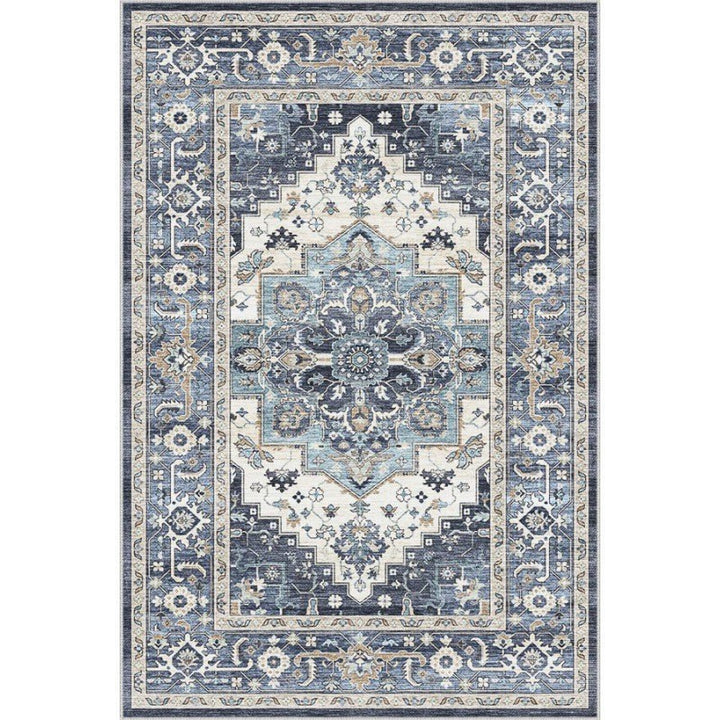 Vintage Floral Patterned Area Rug