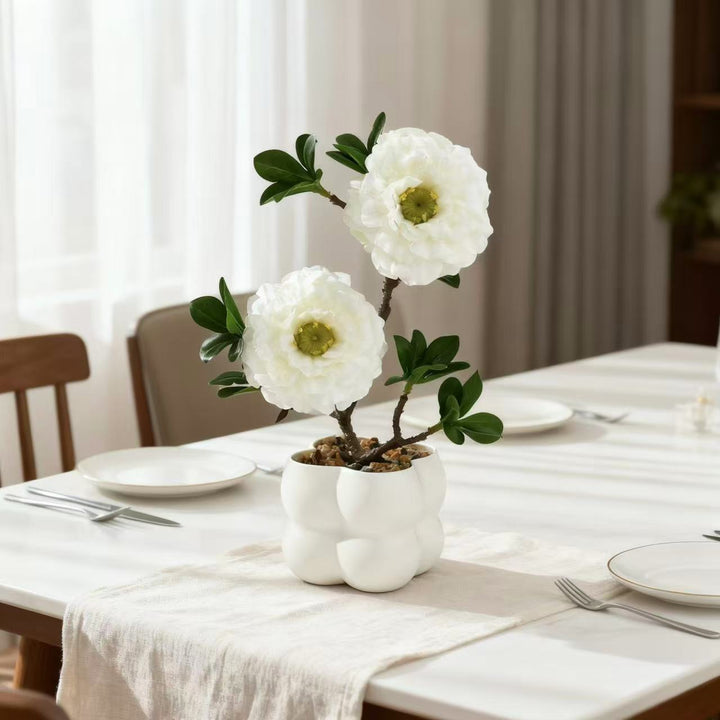Elegant Faux Flower Arrangement for Indoor Home Decor