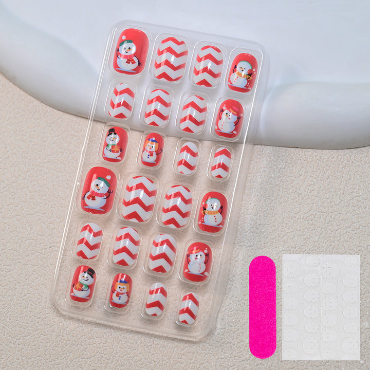 Themed Summer Beach Nail Art Press-On Nails Kalsten