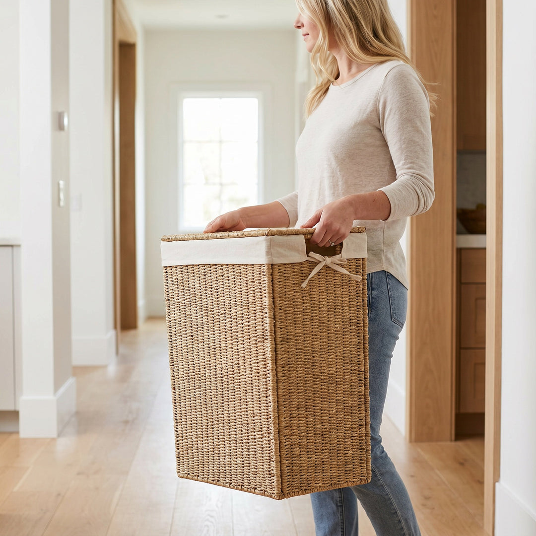 Woven Laundry Basket Kalsten