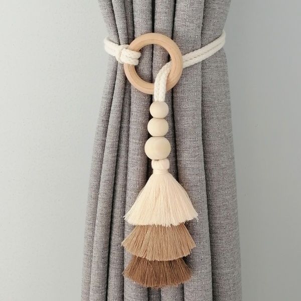 Decorative curtain holder with tassels Kalsten