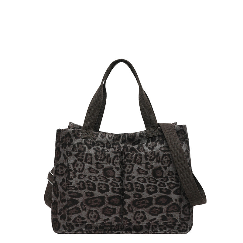 WoChic Leopard Print Utility Tote Bag Kalsten
